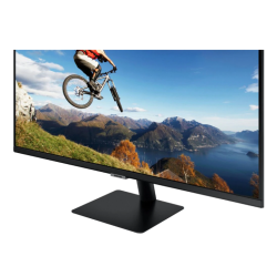 MONITOR Samsung 32 inch, home | office, VA, 4K UHD (3840 x 2160), Wide, 250 cd/mp, 8 ms, HDMI x 2, "LS32AM700PRXEN" (timbru verd