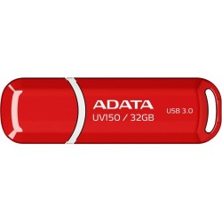 MEMORIE USB 3.2 ADATA 32 GB, cu capac, carcasa plastic, rosu, "AUV150-32G-RRD" (timbru verde 0.03 lei)