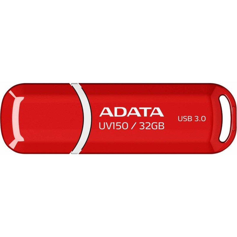 MEMORIE USB 3.2 ADATA 32 GB, cu capac, carcasa plastic, rosu, "AUV150-32G-RRD" (timbru verde 0.03 lei)