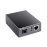 MEDIA CONVERTOR TP-LINK 1 x Gigabit RJ45 WDM Half-Duplex/Full-Duplex, SC single-mode fiber, 1× Gigabit SC Fiber Port, pana la 2k