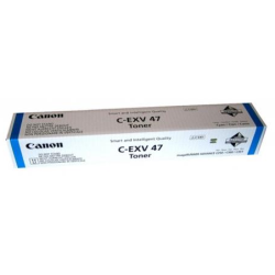 Toner Original Canon Cyan, EXV47C, pentru IR Advance C250I|C350I|C351IF, 21.5K, (timbru verde 1.2 lei) ,NOPP, "CF8517B002AA"