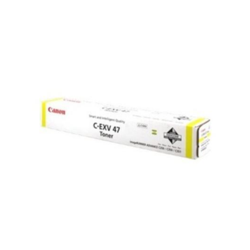 Toner Original Canon Yellow, EXV47Y, pentru IR Advance C250I|C350I|C351IF, 21.5K, (timbru verde 1.2 lei) ,NOPP, "CF8519B002AA"
