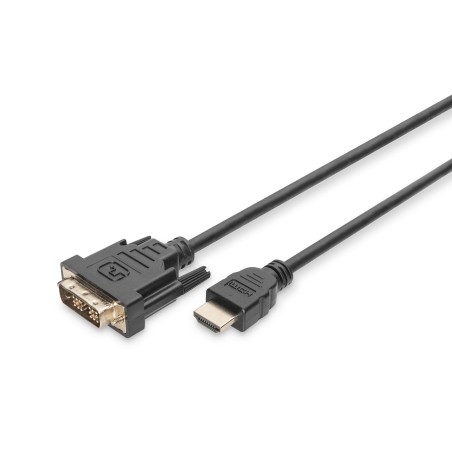 ASSMANN HDMI adapter cable type A-DVI 18+1 M/M 5.0m Full HD bl "AK-330300-050-S" (timbru verde 0.8 lei)