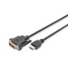 ASSMANN HDMI adapter cable type A-DVI 18+1 M/M 5.0m Full HD bl "AK-330300-050-S" (timbru verde 0.8 lei)