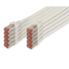 DIGITUS CAT 6 S-FTP patch cable Cu LSZH AWG 27/7 length 3 m 10 pieces color white "DK-1644-030-WH-10" (timbru verde 0.08 lei)