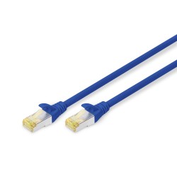 DIGITUS CAT 6A S-FTP patch cable Cu LSZH AWG 26/7 length 5 m color blue "DK-1644-A-050/B" (timbru verde 0.18 lei)