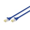 DIGITUS CAT 6A S-FTP patch cable Cu LSZH AWG 26/7 length 5 m color blue "DK-1644-A-050/B" (timbru verde 0.18 lei)