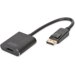 DIGITUS DisplayPort 1.4 to HDMI 2.0 Converter 4K2K/60Hz HDCP 1.4/2.2 HDR10 black "DA-70472"  (timbru verde 0.18 lei)