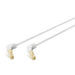 DIGITUS DK-1644-A-02090 CAT 6A S-FTP 90 angled patch cord Cu LSZH AWG 26/7 length 2m color grey "DK-1644-A-02090" (timbru verde 