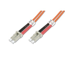 DIGITUS DK-2533-01 Fiber Optic Patch Cord LC/LC duplex 1m Multimode OM2 "DK-2533-01" (timbru verde 0.08 lei)