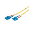 DIGITUS DK-2922-01 Fiber Optic Patch Cord SC/SC 1m duplex Singlemode OS2 "DK-2922-01" (timbru verde 0.08 lei)