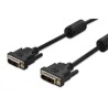 DIGITUS DVI-D Cable M/M 18+1 5.0m bulk DVI-D 18+1 M to DVI-D 18+1 M Single Link black "AK-320100-050-S" (timbru verde 0.8 lei)
