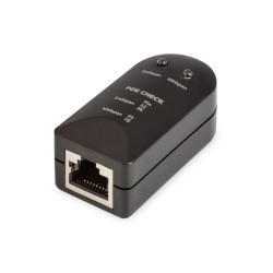 DIGITUS PoE Tester Identifies mid-span end-span and 4-pair PoE tested IEEE802.3af / at PoE "DN-95210"  (timbru verde 0.18 lei)