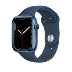 SMARTWATCH Apple Watch S7 GPS, 45mm Blue Aluminium Case with Abyss Blue Sport Band "mkn83wb/a" (timbru verde 0.18 lei)