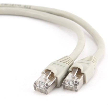 PATCH CORD FTP GEMBIRD Cat6, cupru-aluminiu, 0.5 m, gri, AWG26, ecranat "PP6-0.5M" (timbru verde 0.08 lei)