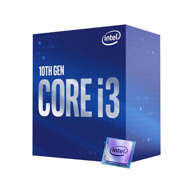 CPU INTEL i3-10100, skt LGA 1200, Core i3, frecventa 3.6 GHz, turbo 4.3 GHz, 4 nuclee, putere 65 W, "BX8070110100"