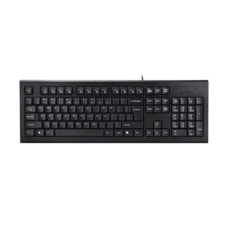 TASTATURA A4TECH, "KR85", cu fir, 104 taste format standard, USB, negru, "KR-85-USB" (timbru verde 0.8 lei)