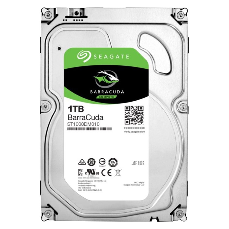 HDD SEAGATE 1 TB, Barracuda, 7.200 rpm, buffer 64 MB, pt. desktop PC, "ST1000DM010"