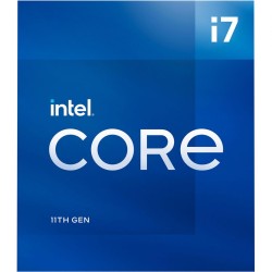 CPU INTEL i7-11700F, skt LGA 1200, Core i7, frecventa 2.5 GHz, turbo 4.9 GHz, 8 nuclee, putere 65 W, "BX8070811700F"