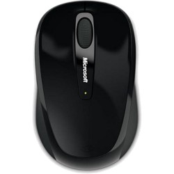 MOUSE MICROSOFT, "Mobile 3500", PC sau NB, wireless, 2.4GHz, optic, 1000 dpi, butoane/scroll 3/1, , negru, "GMF-00042" (timbru v