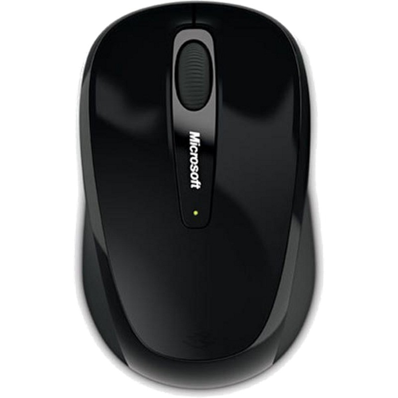 MOUSE MICROSOFT, "Mobile 3500", PC sau NB, wireless, 2.4GHz, optic, 1000 dpi, butoane/scroll 3/1, , negru, "GMF-00042" (timbru v