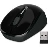 MOUSE MICROSOFT, "Mobile 3500", PC sau NB, wireless, 2.4GHz, optic, 1000 dpi, butoane/scroll 3/1, , negru, "GMF-00042" (timbru v
