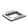 RACK intern  GEMBIRD, tip caddy 12.7mm, 5.25 inch la 2.5 inch, S-ATA, interfata PC S-ATA, metal, negru, "MF-95-02" (timbru verde