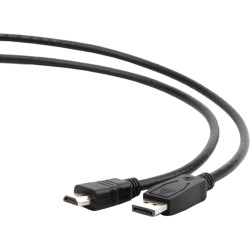 CABLU video GEMBIRD, adaptor DisplayPort (T) la HDMI (T), 3m, negru, "CC-DP-HDMI-3M" (timbru verde 0.8 lei)