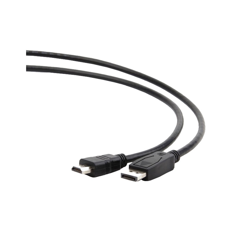 CABLU video GEMBIRD, adaptor DisplayPort (T) la HDMI (T), 3m, negru, "CC-DP-HDMI-3M" (timbru verde 0.8 lei)