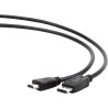 CABLU video GEMBIRD, adaptor DisplayPort (T) la HDMI (T), 3m, negru, "CC-DP-HDMI-3M" (timbru verde 0.8 lei)