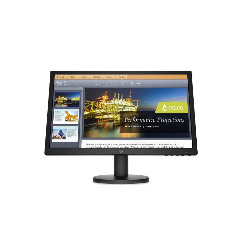 MONITOR HP P19b G4 18.5inch TN Monitor WXGA 1366x768 16:9 200cd/m2 600:1 5ms 1xHDMI1.4 1xVGA Black 3Y War. "9TY83AA#ABB" (timbru