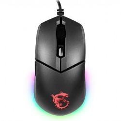 MSI Clutch GM11 wired symmetrical design Optical GAMING Mouse with RGB lighting, "CLUTCH GM11" (timbru verde 0.18 lei)