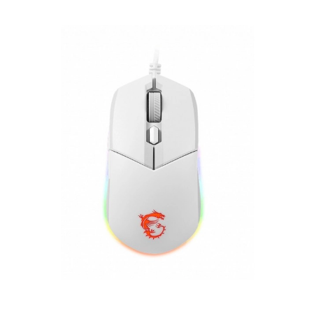 MSI Clutch GM11 wired symmetrical Mouse WHITE, "CLUTCH GM11 WHITE" (timbru verde 0.18 lei)
