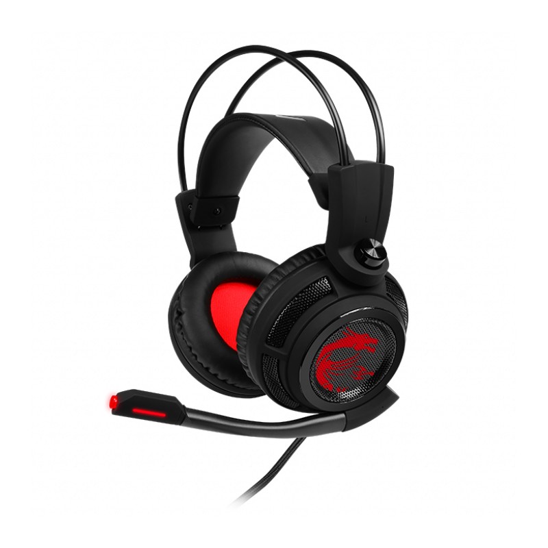 MSI DS502 GAMING Headset, "DS502 GAMING HEADSET" (timbru verde 0.8 lei)