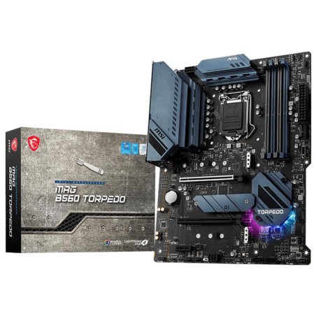 PLACA de BAZA MSI "MAG B560 TORPEDO", skt LGA 1200, ATX, Intel B560, 4 x DDR4, max. 128 GB, 6 x SATA, 3 x M.2, 7.1, "MAG B560 TO