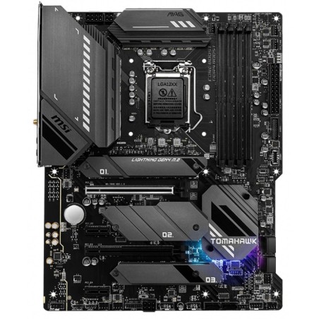 PLACA de BAZA MSI "MAG Z590 TOMAHAWK WIFI", skt LGA 1200, ATX, Intel Z590, 4 x DDR4, max. 128 GB, 6 x SATA, 3 x M.2, 7.1, "MAG Z