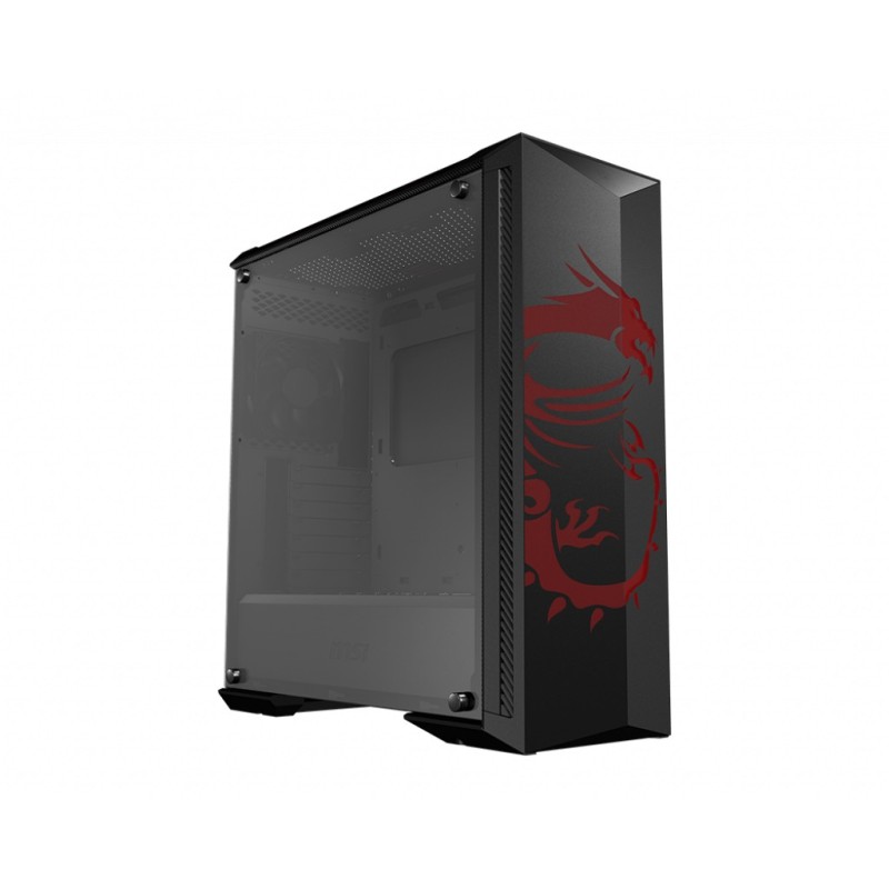 CARCASA MSI Middle Tower, E-ATX, "MPG GUNGNIR 100D", fara sursa, sticla securizata, fan x 1, USB 3.0 x 2, Jack 3.5 mm x 1, mesh 