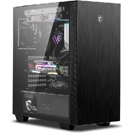 CARCASA MSI Middle Tower, E-ATX, "MPG SEKIRA 100P", fara sursa,sticla securizata, fanx3, USB 3.2 gen 1x2, USB 3.2 gen 2 Type-Cx1