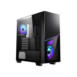 CARCASA MSI Middle Tower, E-ATX, "MPG SEKIRA 100R", fara sursa, sticla securizata, fanx4, USB 3.2 gen 1x2, USB 3.2 gen 2 Type-C 