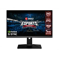MONITOR MSI - gaming 24.5 inch, Gaming, IPS, Full HD (1920 x 1080), Wide, 400 cd/mp, 1 ms, Display Port x 2 | HDMI, "OCULUX NXG2
