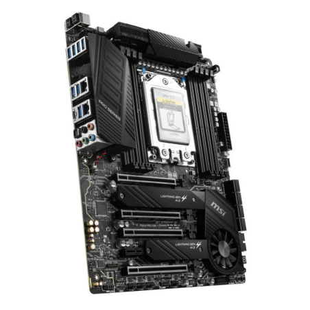 PLACA de BAZA MSI "TRX40 PRO 10G", skt TRX4, ATX, AMD TRX40, 8 x DDR4, max. 256 GB, 8 x SATA, 2 x M.2, 7.1, "TRX40 PRO 10G"