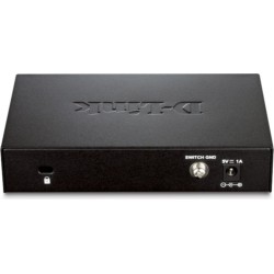 SWITCH D-LINK SMART  5 porturi Gigabit, carcasa metalica, "DGS-1100-05" (timbru verde 2 lei)