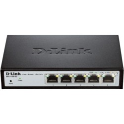 SWITCH D-LINK SMART  5 porturi Gigabit, carcasa metalica, "DGS-1100-05" (timbru verde 2 lei)