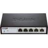 SWITCH D-LINK SMART  5 porturi Gigabit, carcasa metalica, "DGS-1100-05" (timbru verde 2 lei)
