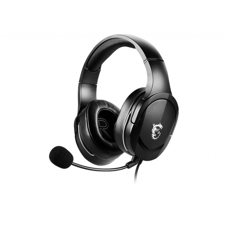 MSI&nbsp;Immerse&nbsp;GH20 Stereo Over-ear GAMING Headset, "IMMERSE GH20" (timbru verde 0.8 lei)