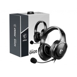 MSI&nbsp;Immerse&nbsp;GH20 Stereo Over-ear GAMING Headset, "IMMERSE GH20" (timbru verde 0.8 lei)