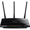 ROUTER TP-LINK wireless 1200Mbps, 4 porturi Gigabit, 3 antene externe, Dual Band AC1200 "Archer C1200" (timbru verde 2 lei)