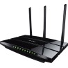 ROUTER TP-LINK wireless 1200Mbps, 4 porturi Gigabit, 3 antene externe, Dual Band AC1200 "Archer C1200" (timbru verde 2 lei)
