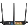 ROUTER TP-LINK wireless 1200Mbps, 4 porturi Gigabit, 3 antene externe, Dual Band AC1200 "Archer C1200" (timbru verde 2 lei)