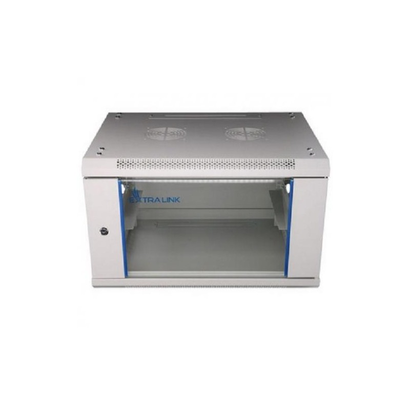 EXTRALINK EX.8550 6U 600X450 WALL-MOUNTED RACKMOUNT CABINET GREY, "EX.8550"